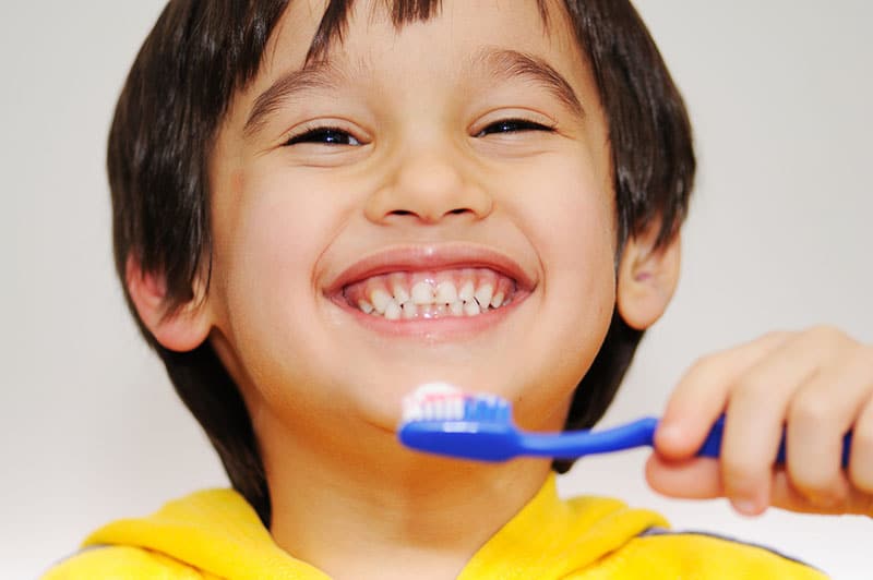 bigstock kid brushing teeth 26665403